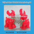 Fabulous christmas gift,customized ceramic reindeer statues with logo